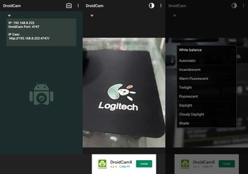 DroidCam - Webcam for PC