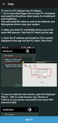 DroidCam - Webcam for PC