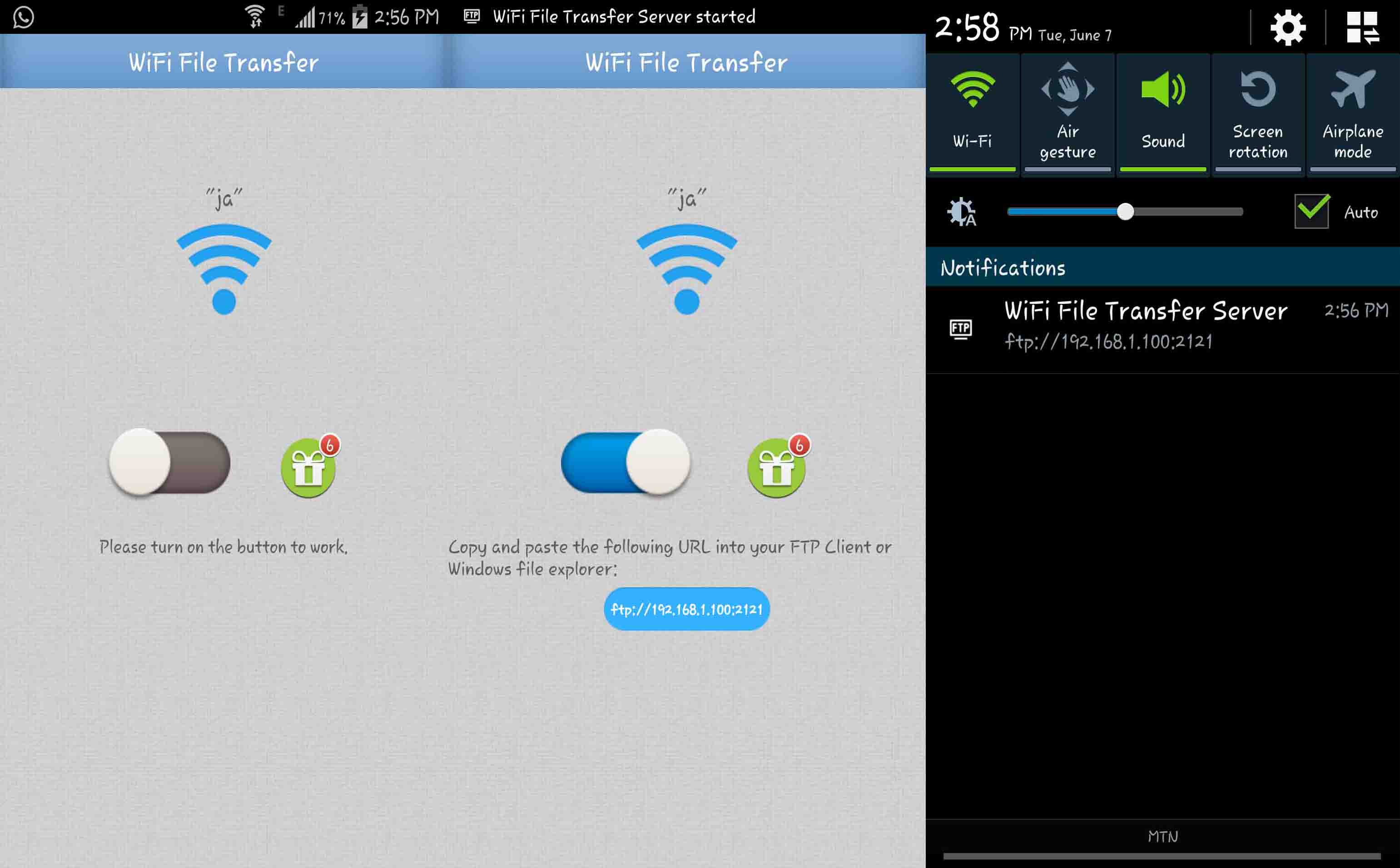 Download WiFi File Transfer latest version for Android free
